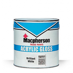 Farba biała MACPHERSON ACRYLIC GLOSS Brillant White 2,5L